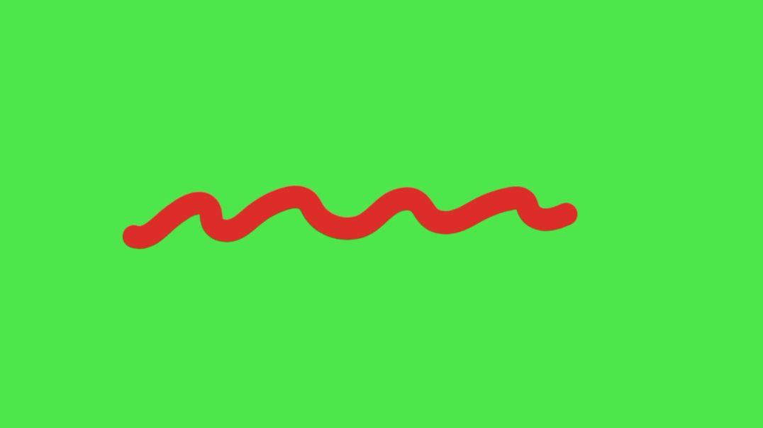 ⁣Animated Red Scribble Underline on Green Screen - Dynamic Text Highlight VFX
