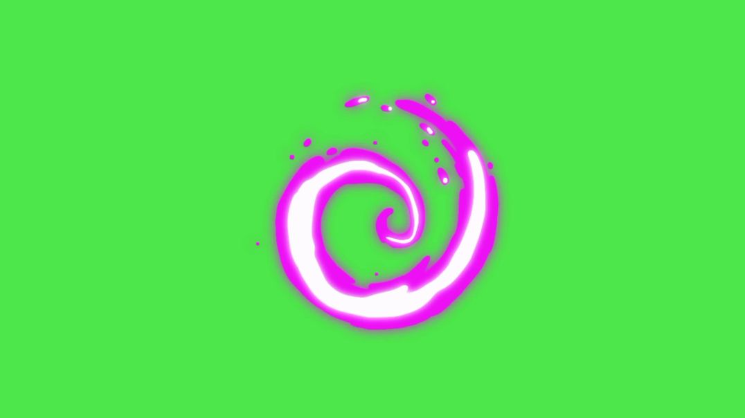 Purple Magic Swirl Animation on Green Screen – Free Download VFX for Video Editing