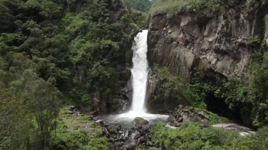 Cinematic Jungle Waterfall B-Roll | Free Stock Footage