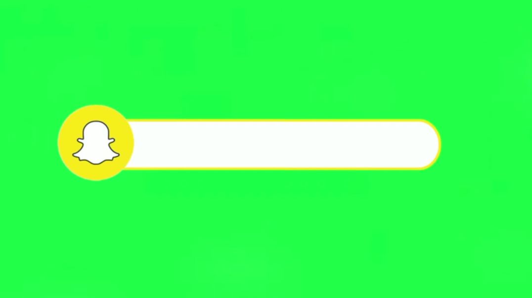 Minimalist Snapchat Follow Bar & Search Box on Green Screen – Free Download Stock Footage for So