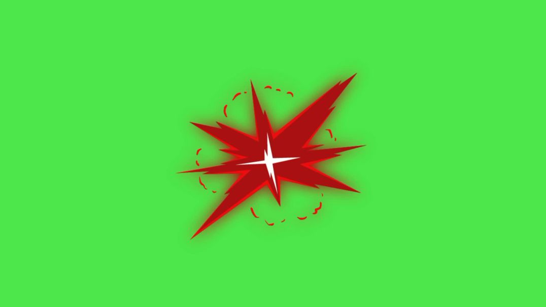 Red X Strike Animation on Green Screen – Free Download VFX for Video Editing