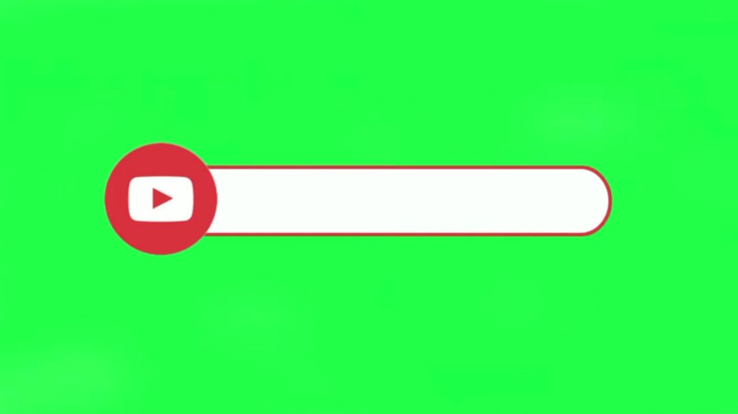 ⁣Minimalist YouTube Title Bar & Search Box on Green Screen – Free Download Stock Footage for Vide