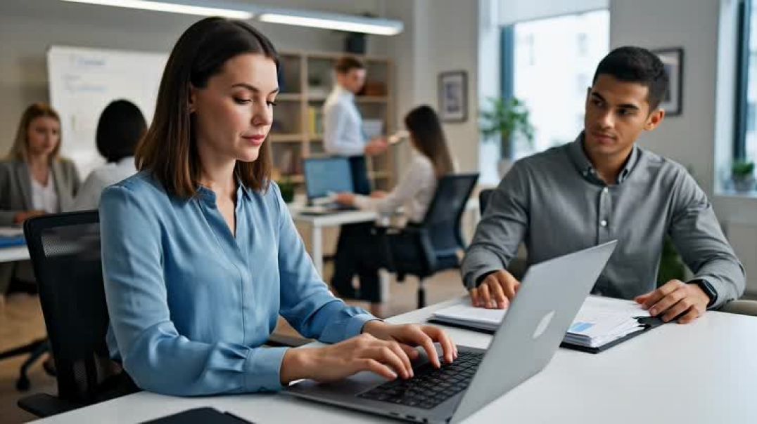 ⁣Business Office B-Roll Footage (4K) | Cinematic Corporate Video – No Audio