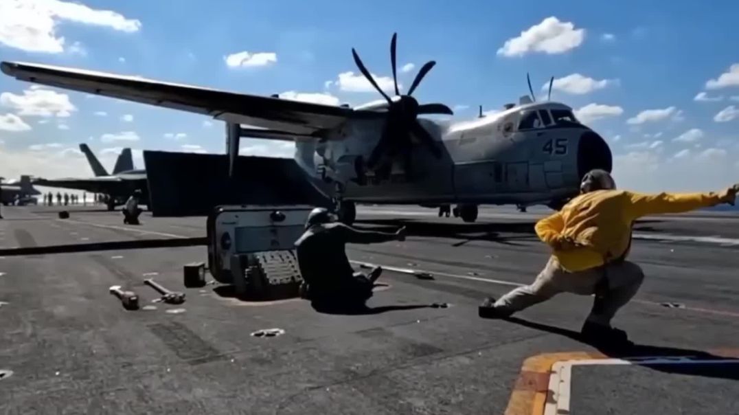 Aircraft Carrier Jet Takeoff and Landing B-Roll