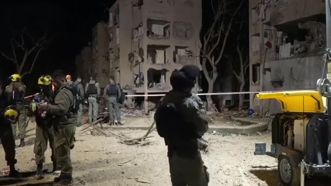 Emergency Rescue Teams at Urban Disaster Site