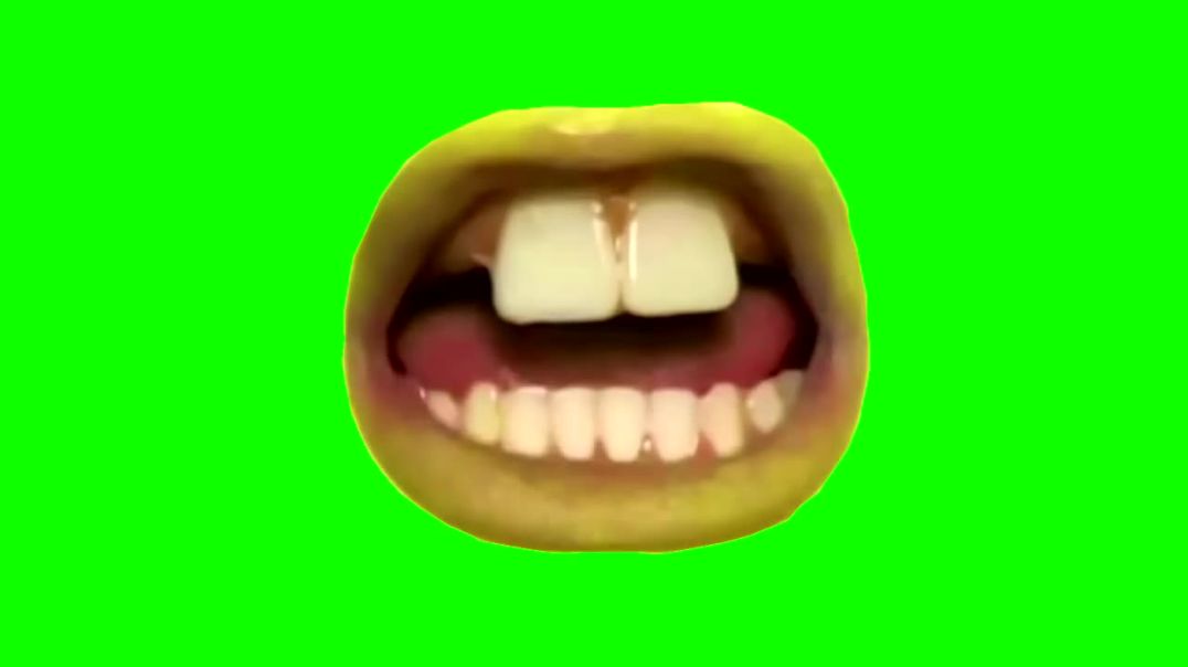⁣talking mouth Green Screen - Free VFX Download