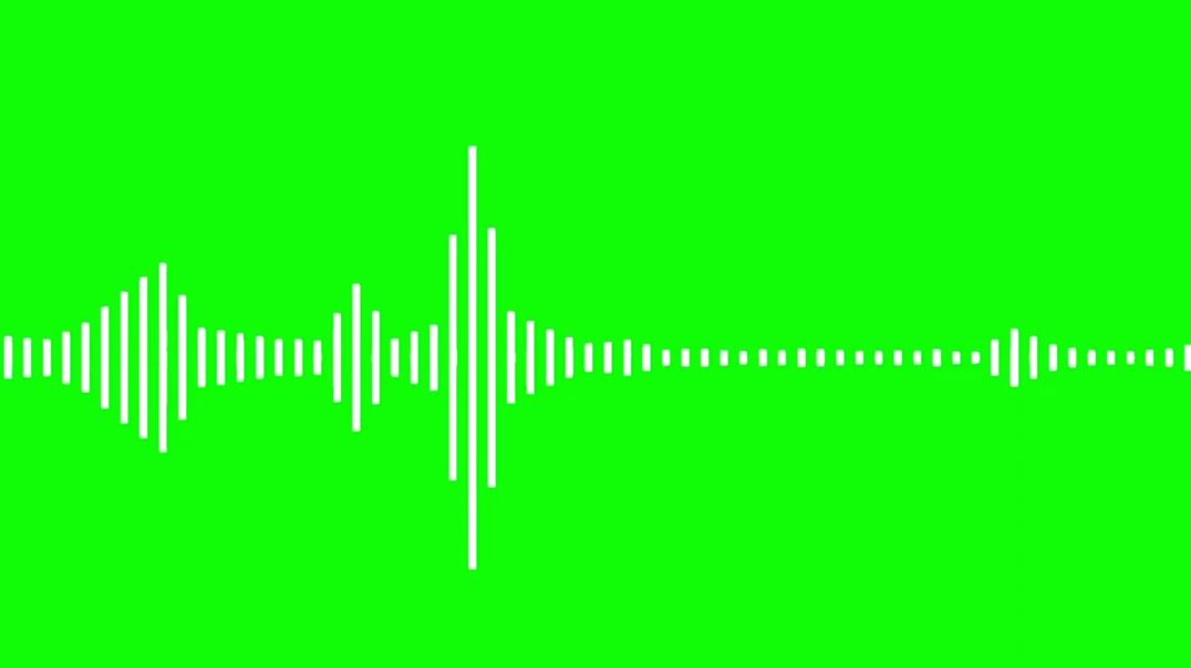 ⁣Green Screen Audio Waveform Visualizer Free Download