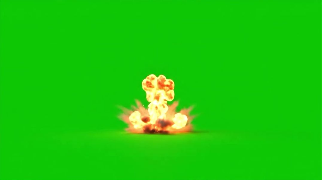 Ground Explosion Green Screen - Free VFX Stock Footage