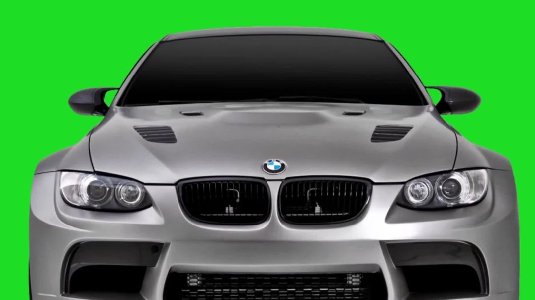 BMW M3 Grey Car Green Screen - Free Stock Footage