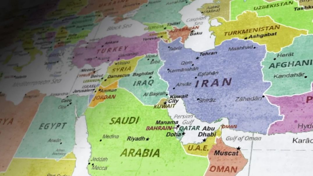 Middle East and Saudi Arabia Map – Free Stock Footage