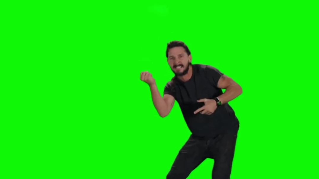 ⁣Shia LaBeouf Just Do It Green Screen - Free Download