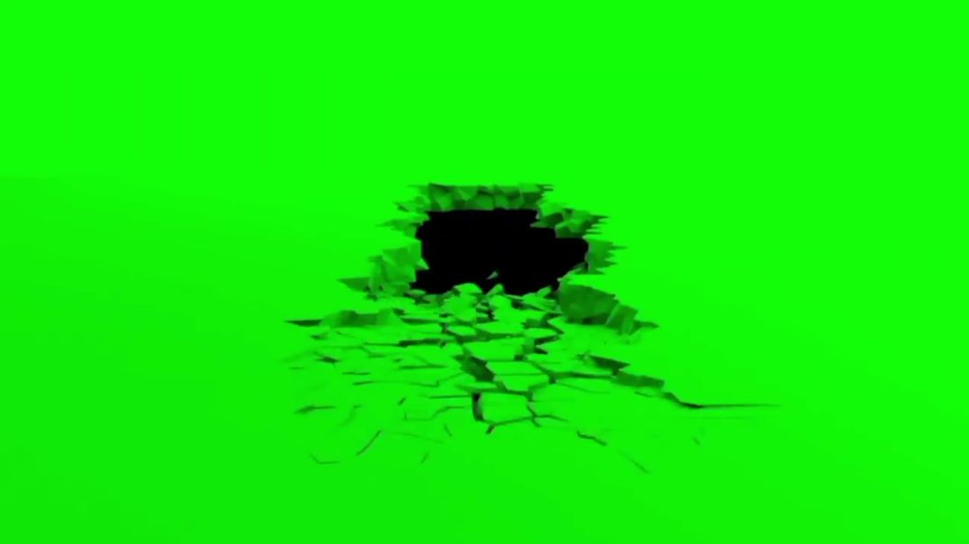 ⁣Green Screen Ground Crack VFX Free Download
