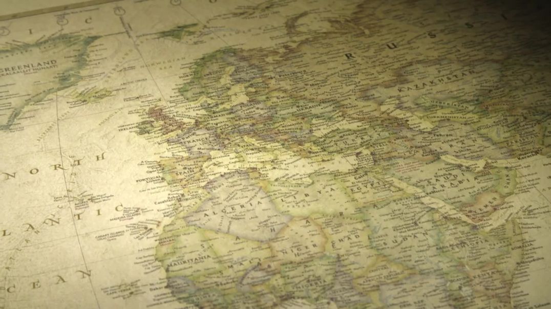 Cinematic Vintage World Map Free Stock Footage