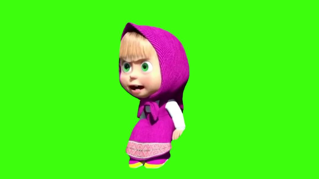 ⁣Masha and the Bear Green Screen Free Download