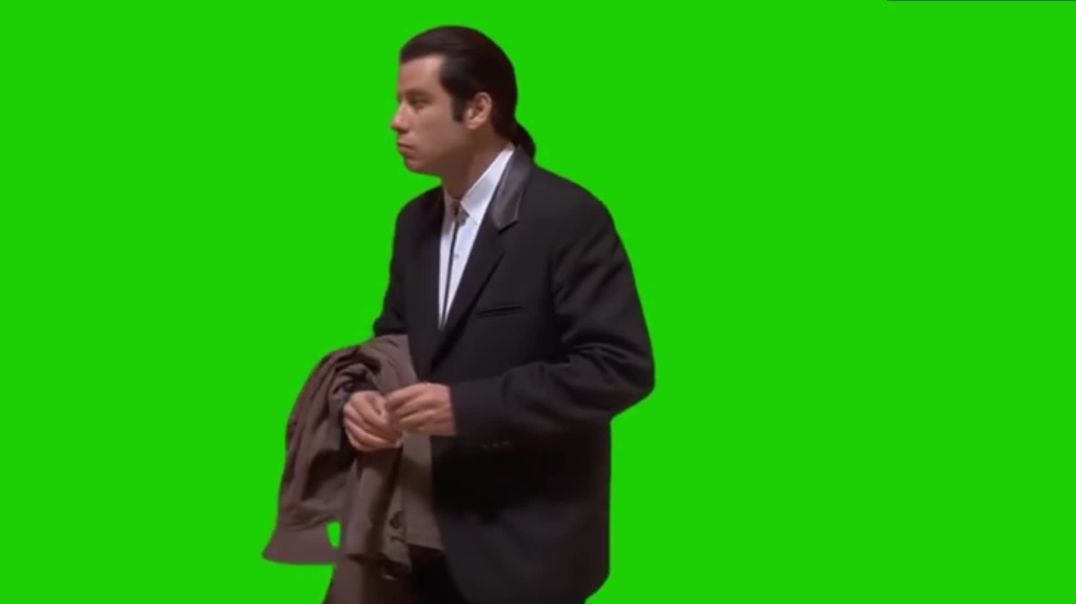 ⁣Confused John Travolta Green Screen - Free Meme Footage