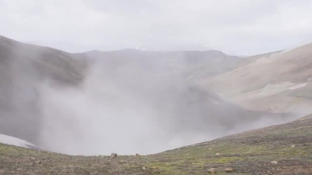 ⁣Cinematic Volcanic Steam Mist Free Stock Footage