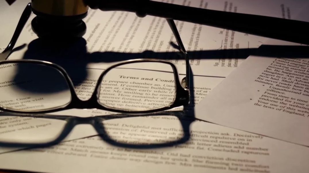 Law Gavel and Legal Documents - Free Stock Footage