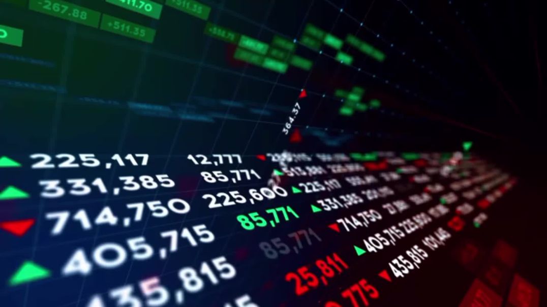 ⁣Dynamic Stock Market Data & Trading Stats B-Roll
