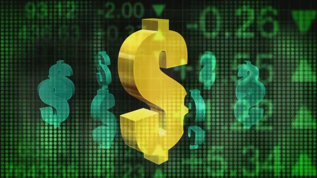⁣Golden Dollar Sign Animation - Free Stock Footage