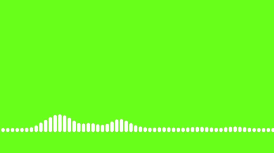 ⁣Green Screen Audio Spectrum Visualizer Free Stock Footage