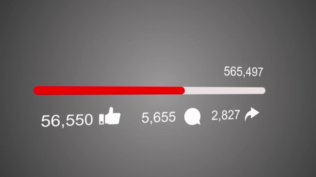 ⁣Real-Time YouTube Views Growth Animation Free Download