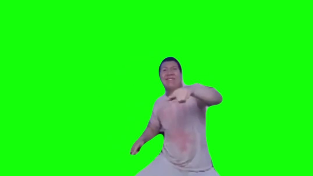 ⁣Funny Happy Man Dancing Green Screen - Free Download