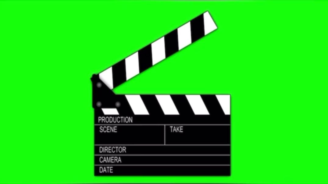 Movie Clapperboard Green Screen - Free Stock Footage