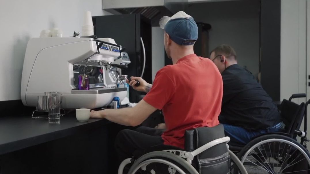 ⁣Inclusive Barista Team Working Free Stock Footage