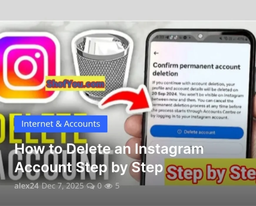 How to Delete an Instagram Account Step by Step
